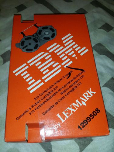 Ibm lexmark 210 correctable ribbon cassette 1299508 for sale