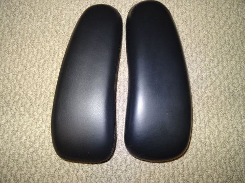 NEW Herman Miller Aeron Chair Leather Arm pad Pads Brand New Black Leather A B C