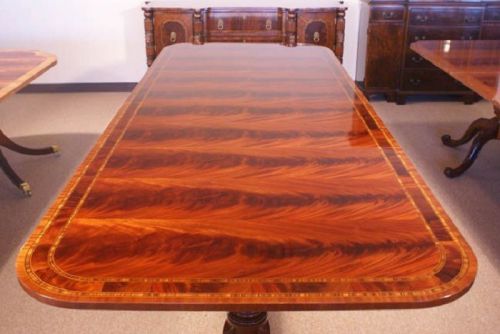New! hickory chair charleston mahogany dining table c for sale