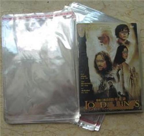 100 dvd case/box cello plastic sleeves wrap bags one one one for sale