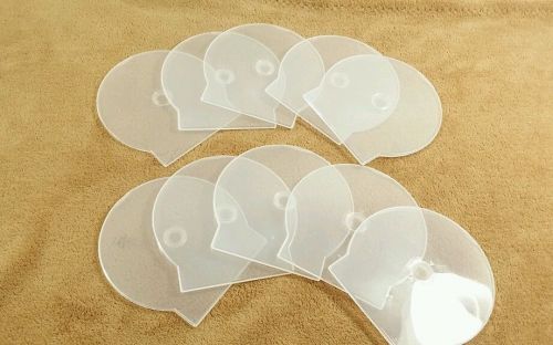 Lot of 10 Clear Clamshell CD DVD Case