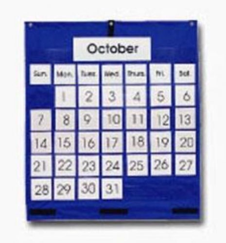 Carson Dellosa Monthly Calendar Pocket Chart Pocket Chart