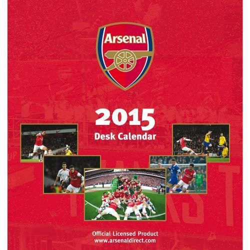 New official arsenal football club 2015 desk calendar desktop office for sale