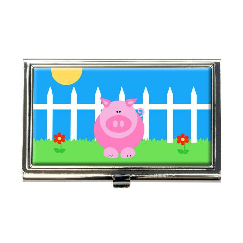 Pig piggy business credit card holder case for sale