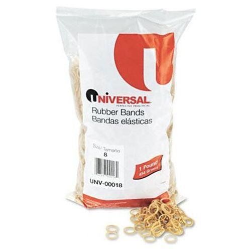 Universal Office Products 00018 Rubber Bands, Size 8, 7/8 X 1/16, 5000 Bands/1lb
