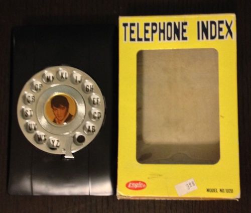 New vintage retro elvis eagle automatic telephone index phone number organizer for sale