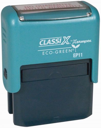 Classix ECO GREEN Self-Inking 3 Line Return Address Stamp