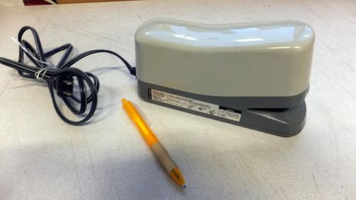 Used panasonic as-302n electric stapler, 20 sheet capacity, 1/2&#034; throat depth for sale