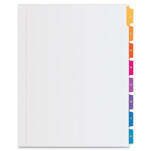Avery Ready Index Unpunched Narrow Tab Dividers - 5 X Divider - 8.50&#034; (ave11153)