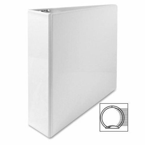 Sparco Round Ring View Binder, 2&#034;Capacity, 11&#034;x8-1/2&#034;, White (SPR19701)