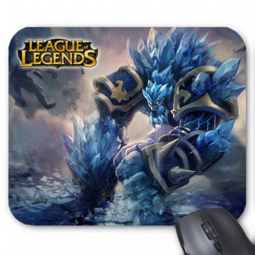 Malphite Frozen League Of Legends Mousepad Mousepads