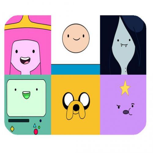 Anti-Slip Adventure Time 01 Mouse Pad Comfort for Office or Game