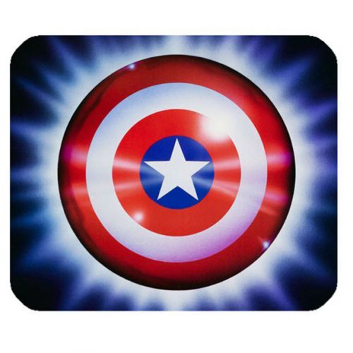 Capt. America Anti-Slip Mouse Pad with Ruber Backed and Polyester Fabric Top 001