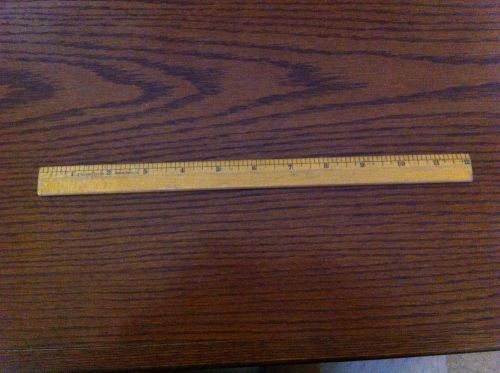 Vintage 12&#034; Falcon all wood ruler