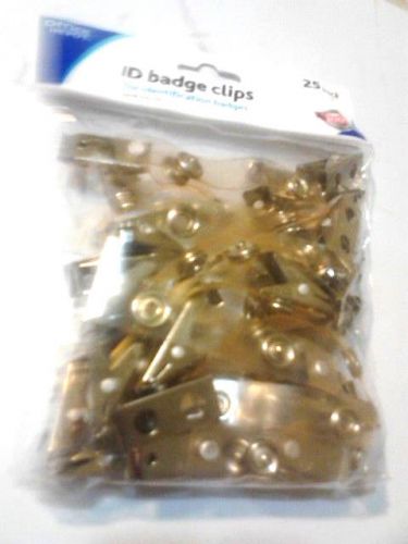 Office Depot  Plastic ID Clips, Pack Of  25 x 2
