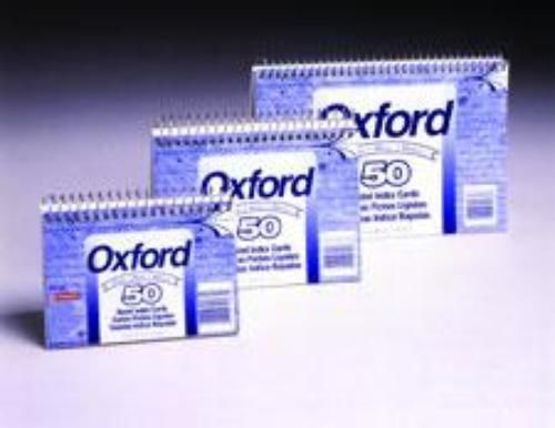Ampad Oxford Index Cards 4&#039;&#039; x 6&#039;&#039; Spiral Ruled Assorted Colors