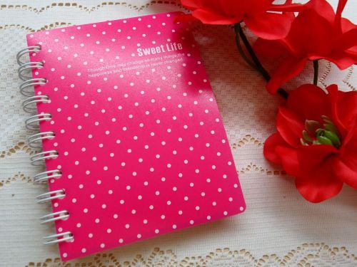 Sweet Life Hardcover Notebook Notepad Diary Memo Scratchpad Day Planner Booklet