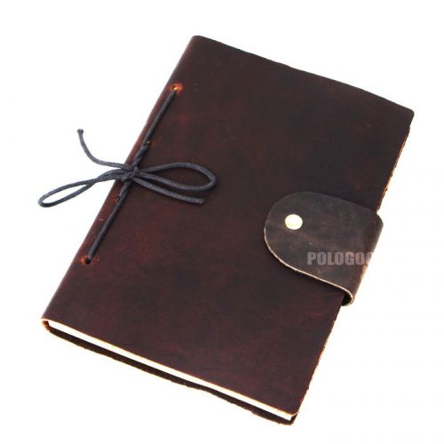Hot notepads 14.5x20 cm genuine leather notebook paper diary office supplies new for sale