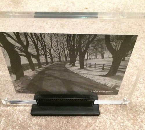 Levenger Morgan Acrylic Picture Frame