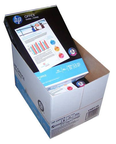 &#034;cheapest&#034; box of 5 reams h/p high quality white office printing paper- a4 80gm for sale