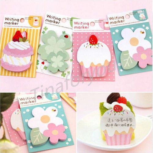 Lovely Cartoon Sticker Post It Bookmark Marker Memo Pads Cute Sticky Notes New