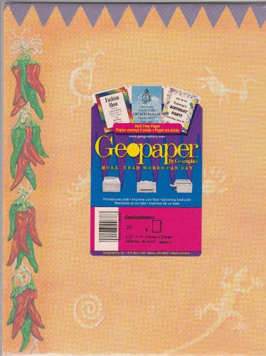 Geopaper Southwest Design Chili Pepper Paper