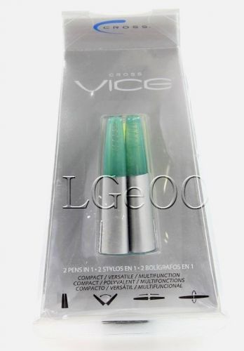 Cross vice folding gel ink pen and document marker 2 in 1 at0035cs-2 green for sale