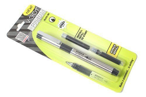 Zebra Pen V-301 Fountain Pen - Medium Pen Point Type - 0.7 Mm Pen (zeb48111)