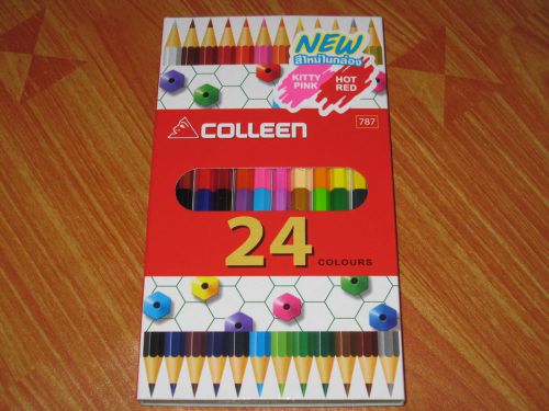 COLLEEN 24 Colors box of Coloured Pencils - No 787 -