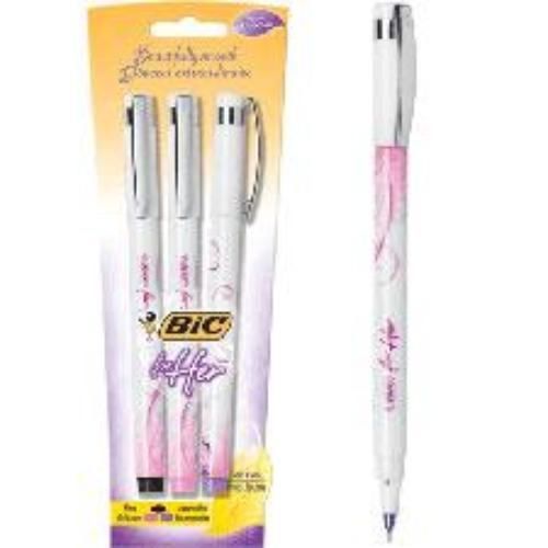 BIC For Her Felt Tip Marking Pens 0.5mm Assorted 3 Pack