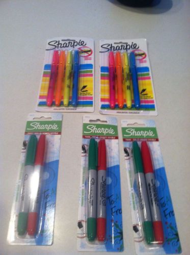 Sharpie Markers Neon And More Lot Of 5 Packs