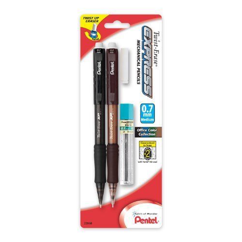 Pentel twist-erase express automatic pencil - 0.7 mm lead size - (qe417lebp2) for sale