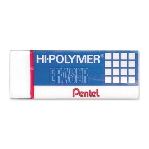Pentel Hi-Polymer Small Point Size Block Eraser, EA - PENZEH05