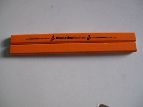 Insulation Solutions ORANGE Carpenter Pencil