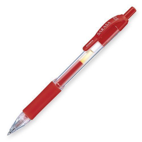Zebra pen sarasa retractable pen - fine pen point type - 0.5 mm pen (46730) for sale