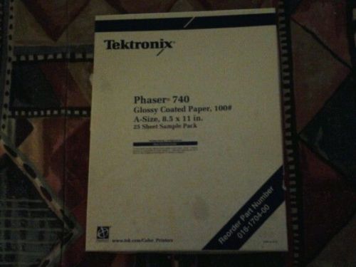1 Box Tektronix Phaser 740 Transparency Film 1 Glossy Coated Paper