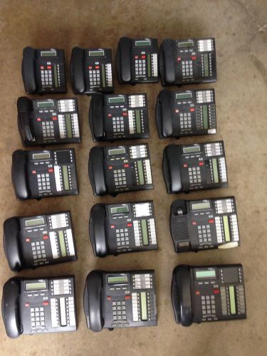 Lot of 17 Norstar Nortel T7316E T7208 Display Office Business Phones
