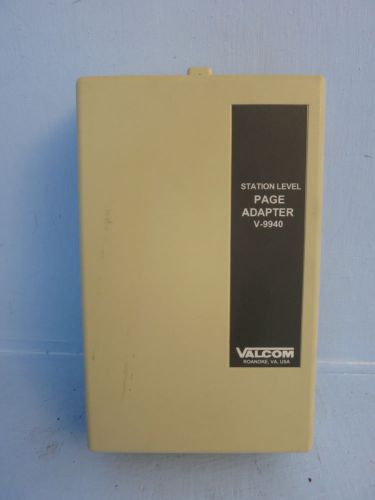 Valcom V-9940 Station Level Page Adapter PLC V9940 Phone System Multiplexer