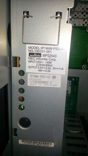 Power Supply only Pulled Out From  NEC Aspire 8 Slot Rack