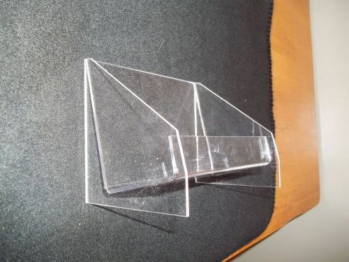 Clear acrylic brochure holder rack 6x4.5x2.5&#034; for sale