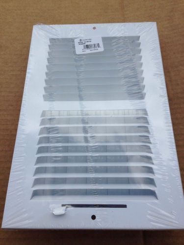 3 Each 10&#034; x 6&#034; White Two-Way Steel Sidewall/Ceiling Register 682M Series-703909