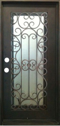 Wrought iron doors 36&#034; x 96&#034; custom sizing available for sale