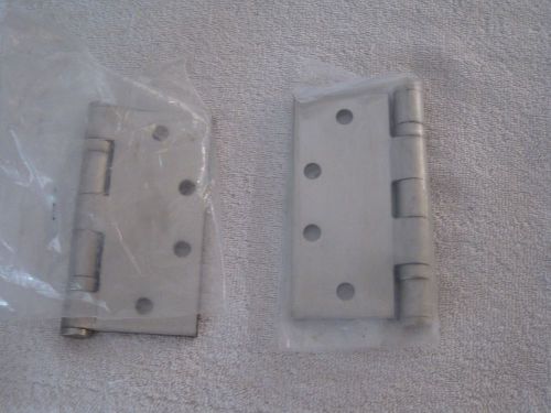 (2)  PBB BRAND 4 1/2&#039;&#039; x 4.5&#039;&#039; BRUSHED Solid Stainless (2) Ball Bearing HingeS