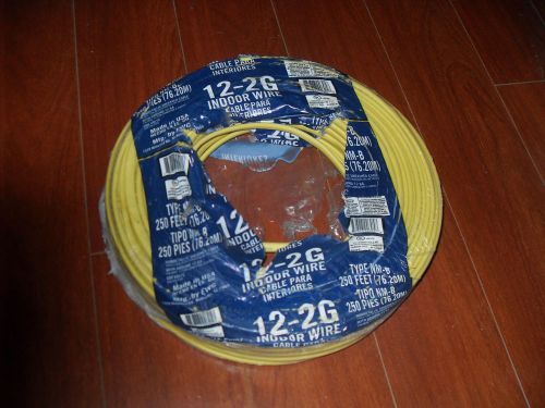 12/2 W/GROUND 600VOLT ROMEX COPPER ELECTRICAL WIRE 19FT LEFTOVER FROM NEW ROLL