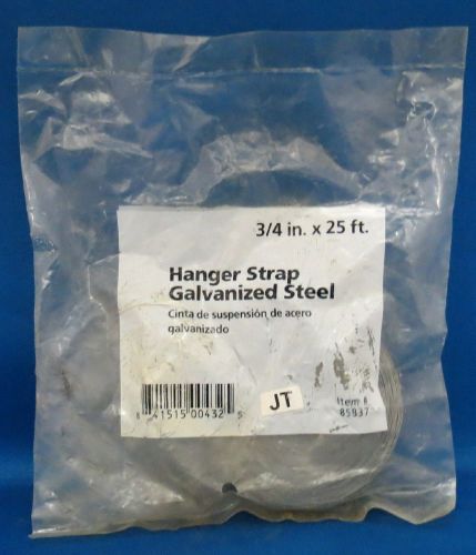 Hanger Strap Galvanized Steel 3/4 In. X 25 Ft.
