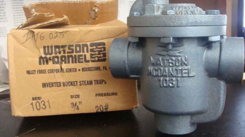 New Factory Overstock Watson McDaniel 1031 1/2&#034; NPT Bucket Steam Trap 80 PSI