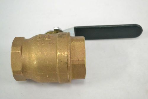 New jenkins brs125g 600wog 2 way brass threaded 1-1/2 in ball valve b330423 for sale