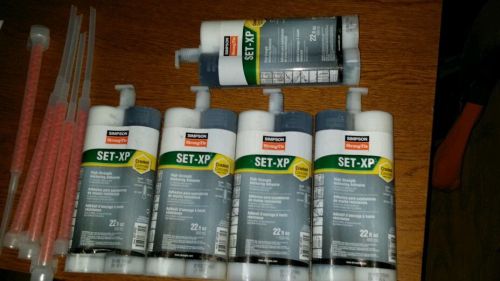 5 Pack Simpson Strong Tie SET-XP22 22-oz Structural EpoxyTie Anchoring Adhesive