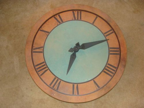 OUTDOOR ARCHITECTURAL CLOCK - BUSINESS FACADE - 24.5 &#034; X 24.5