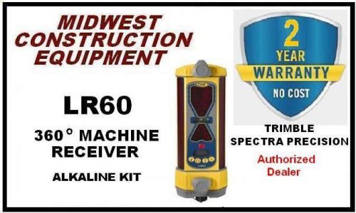New trimble spectra precision lr60 machine display receiver - 360* alkaline kit for sale